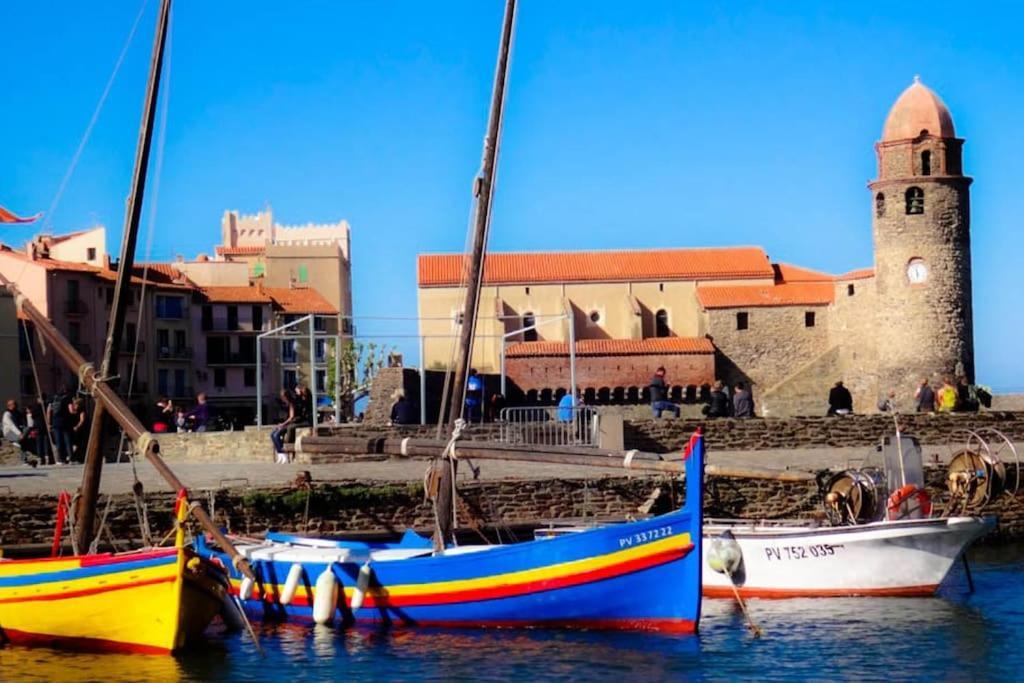 T5 Corail - Centre - Rooftop - Barbecue - Parking Collioure